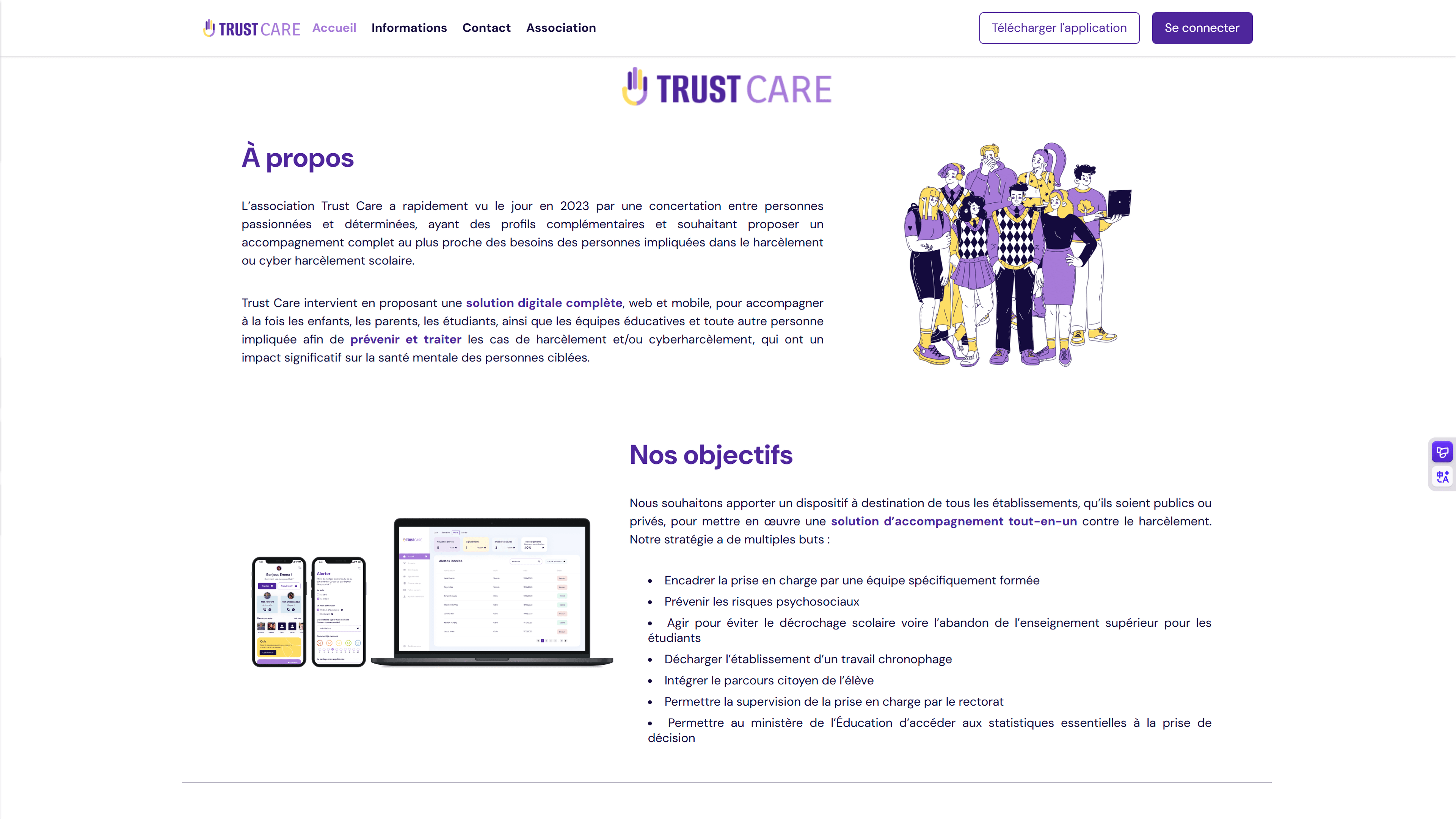 TrustCare - Site Vitrine